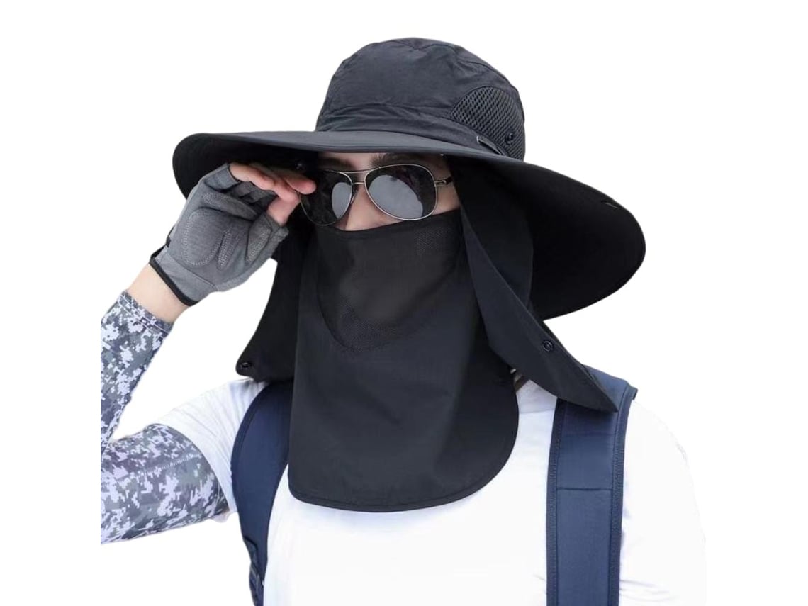 Chapéu de Sol Uv com Aba Larga para Verão