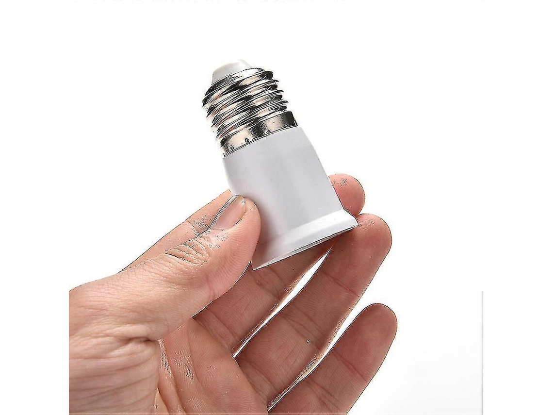 E27 To E27 Adapter Light Bulb Extension Socket Base For Cfl Led Lamps