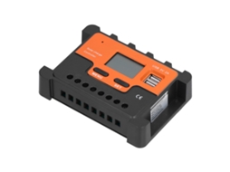 Controlador Solar DBS12 LCD 3 Etapas PWM 12v 24v 30A para Carga e Descarga S/MARCA
