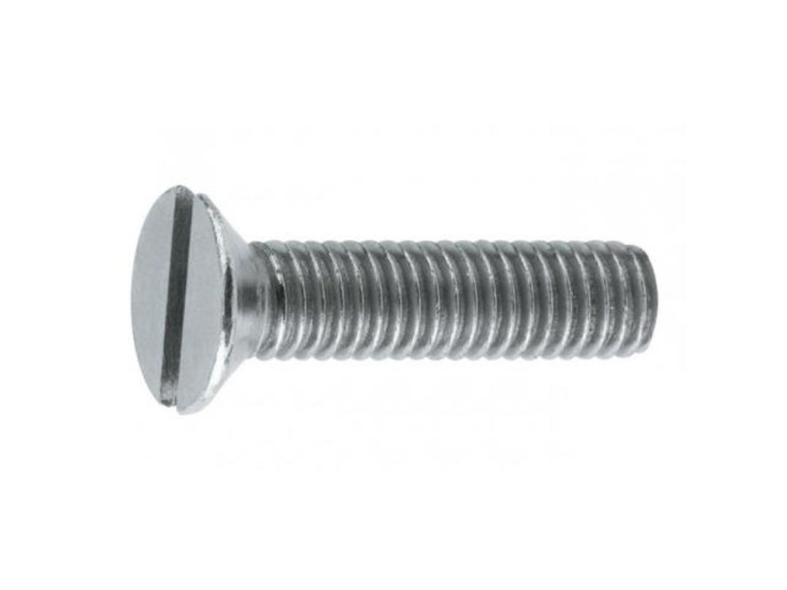 Tornillo metal cabeza avellanada 5x16-963 zinc caja 500