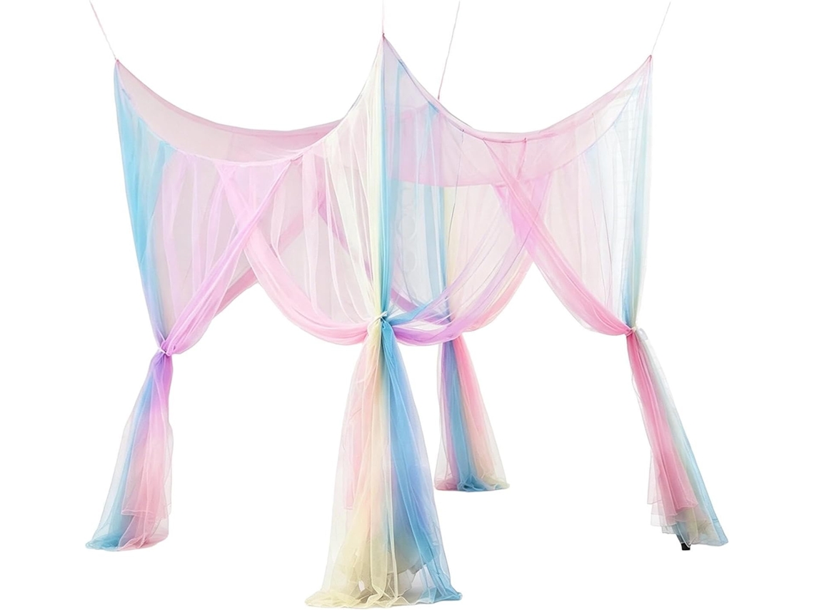 Mosquiteiro Portátil Colorido Para Camping, 4 Cantos, 20, 39x 1, 90x