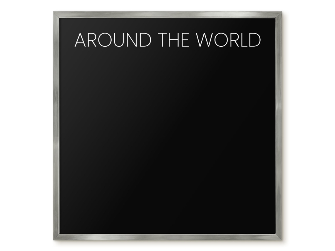 Magnetic Board For Wall Around The World For The Bedroom Espelharte (50x50 Cm)