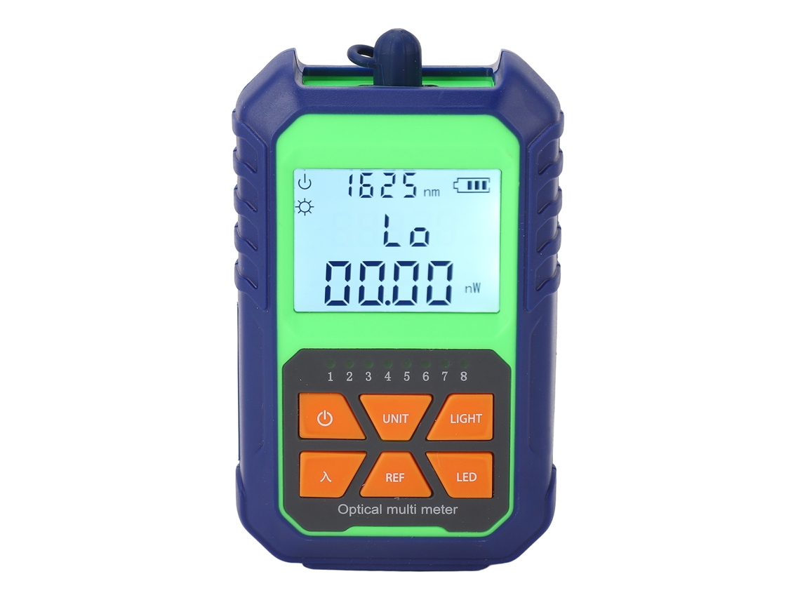 Sensor de Luz Digital YURU AS803 com LCD, sonda de 180°, 200000 Lux