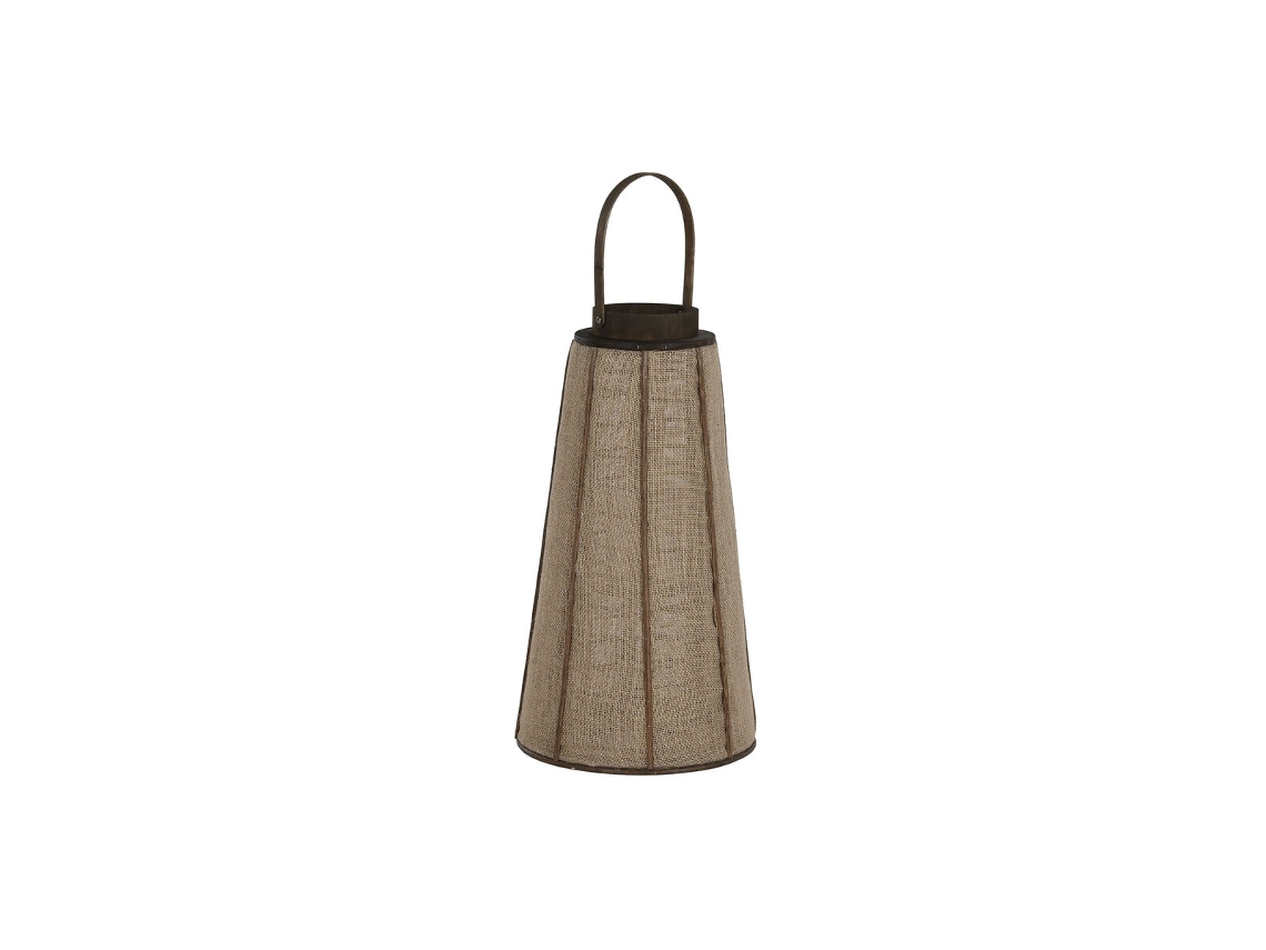 Castiçais Home Esprit Natural Juta Bambu 30,5 X 30,5 X 56,5 Cm