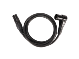 Aetheria cabo de Microfone Xlr Macho Ângulo para Fêmea 3 Pinos Prateado Ofc 1,5m/4,9ft