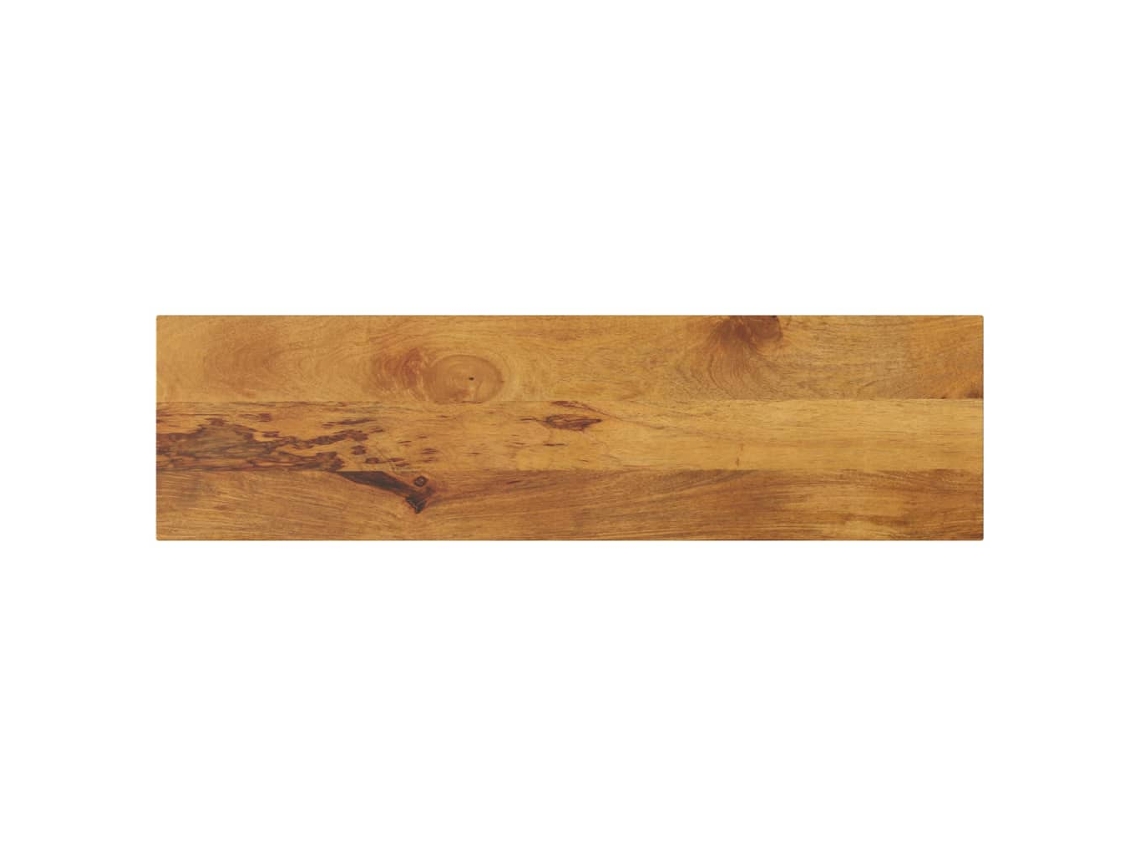 Vidaxl Tampo De Mesa Retangular 120x20x3,8 Cm Mangueira Maciça