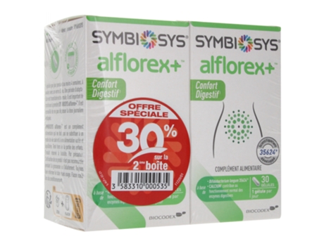Symbiosys Alflorex Conforto Digestivo 2 X 30 Cápsulas BIOCODEX