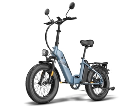 Bicicleta Elétrica Fafrees Ff20 Polar Motor 500w Bateria 48v24ah Pneus De 20 Polegadas Travões De Disco Mecânicos Azul
