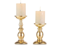 2 Portavasos De Ferro Para Velas De Pilar 80mm Ou Velas Led Sem Chama, Halloween
