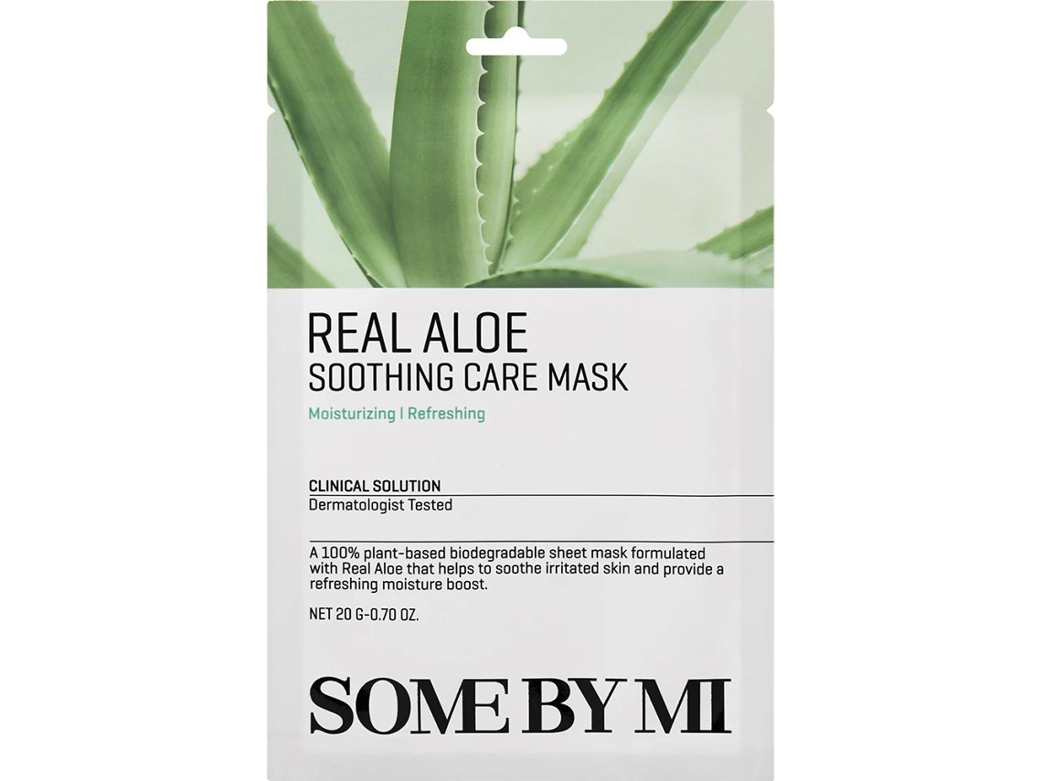 Máscara Facial de Tecido Hidratante e Iluminadora, Pack 20 SOME BY MI