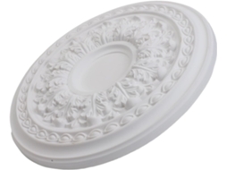Roseta Circular De Poliuretano Para Ventilador Teto, Kit Instalação
