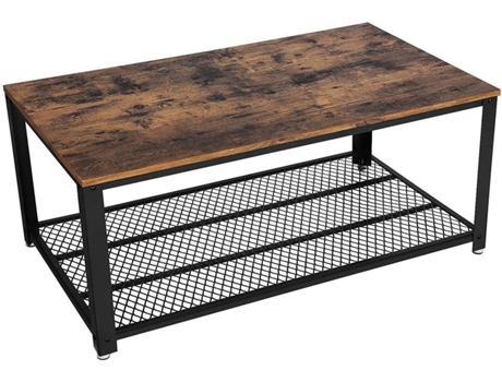Mesa de Café RED DECO (Castanho - MDF - 106.2x45x60.2 cm)