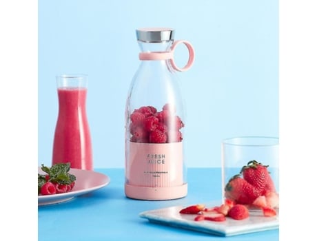 Damai Juicer Elétrico Portátil Liquidificador Multifuncional Juicer Rosa