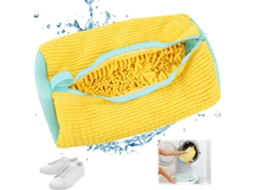 Conjunto de 4 sacos BRILVIBERA para lavar sutiãs, 16x14cm, com zíper, reutilizável