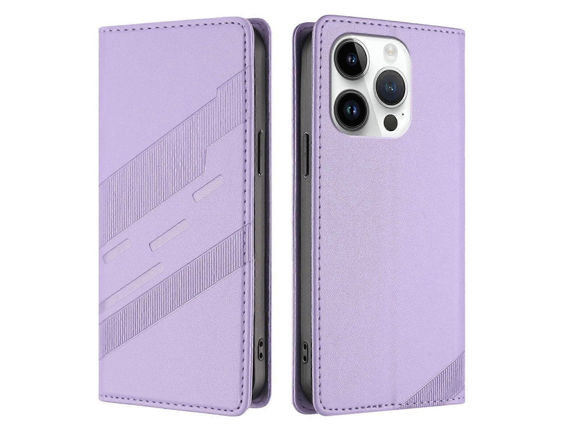 Capas De Celular Estilo Punk Com Suporte Tipo Carteira E Capa De Couro Para Iphone 15 Pro