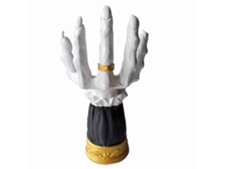 Suporte De Vela Halloween Resina Forma Mão De Bruxa