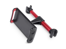 Suporte Universal Para Tablet No Encosto De Cabeça Do Carro, Rotação De 360°, Compatível Com Tablets De 4 A 11 Polegadas, Com Fixação Por Grampo, Verm