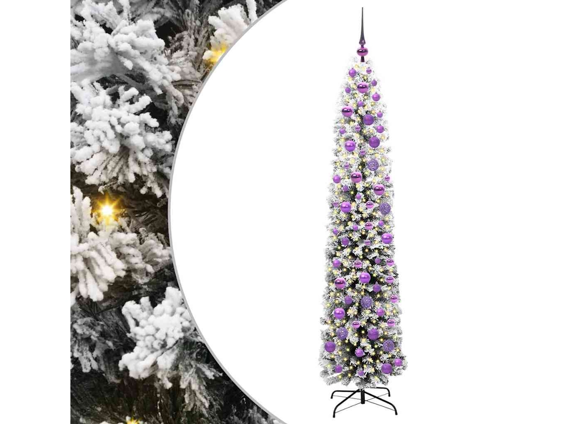Conjunto 1 Árvore De Natal Vidaxl Verde Pvc (180 Cm)