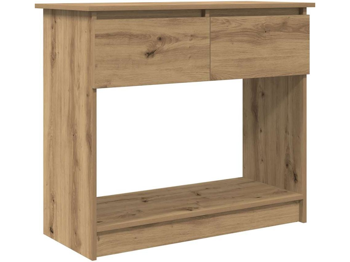 Mesa De Console Vidaxl Marrom Madeira Processada (85,5x38,5x74,5 Cm)