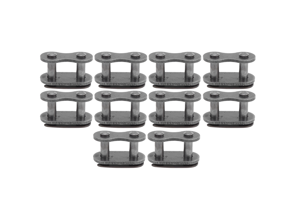 10 Peças Engranaje Maestro De Cadena 420 Enlace De Conexión Para Motocross Atv Quad Patinete Accesorio De Reemplazo