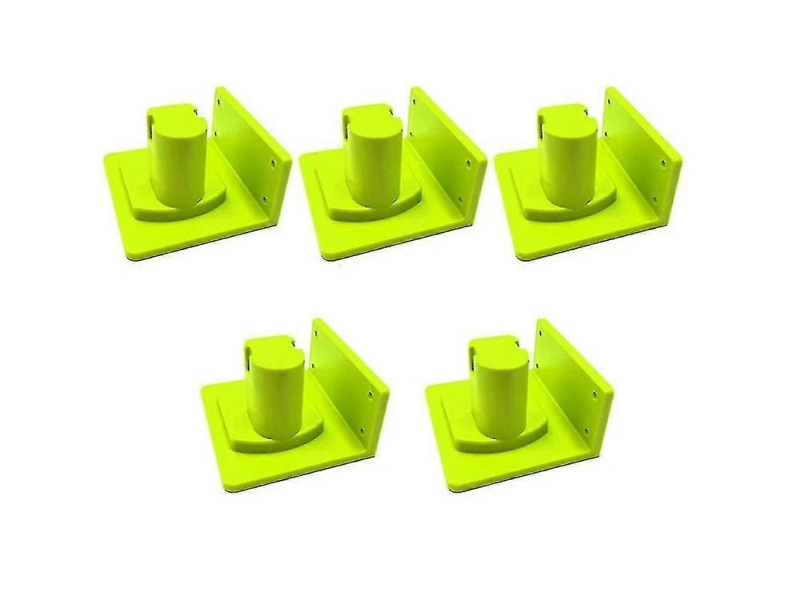 Omni-5 Peças Suporte De Parede Para Ferramentas De Bateria Ryobi 18v One+ Armazenamento Plástico Abs Durável