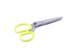 Lurelia Tesoura Ervas 5 Lâminas Aço Inoxidável 1 A 2 Cm Verde Multiuso