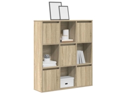 Estante 89x24x101,5 Cm Derivados De Madeira Carvalho Sonoma Lovely Home