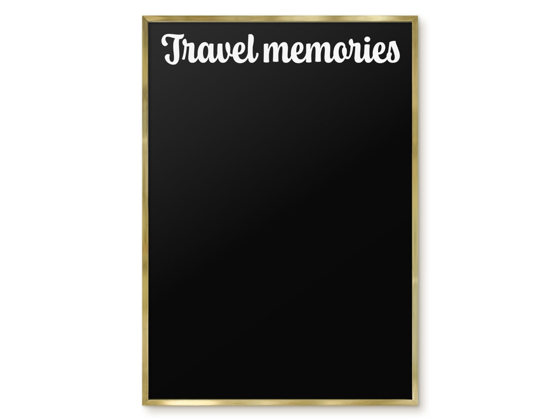 Magnetic Wall Board Travel Memories For The Office Espelharte (70x100 Cm)
