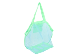 Mali bolsa de Praia de Malha Versátil de Grande Capacidade Plegável para Brinquedos Praia Piscina Viagem Camping Verde
