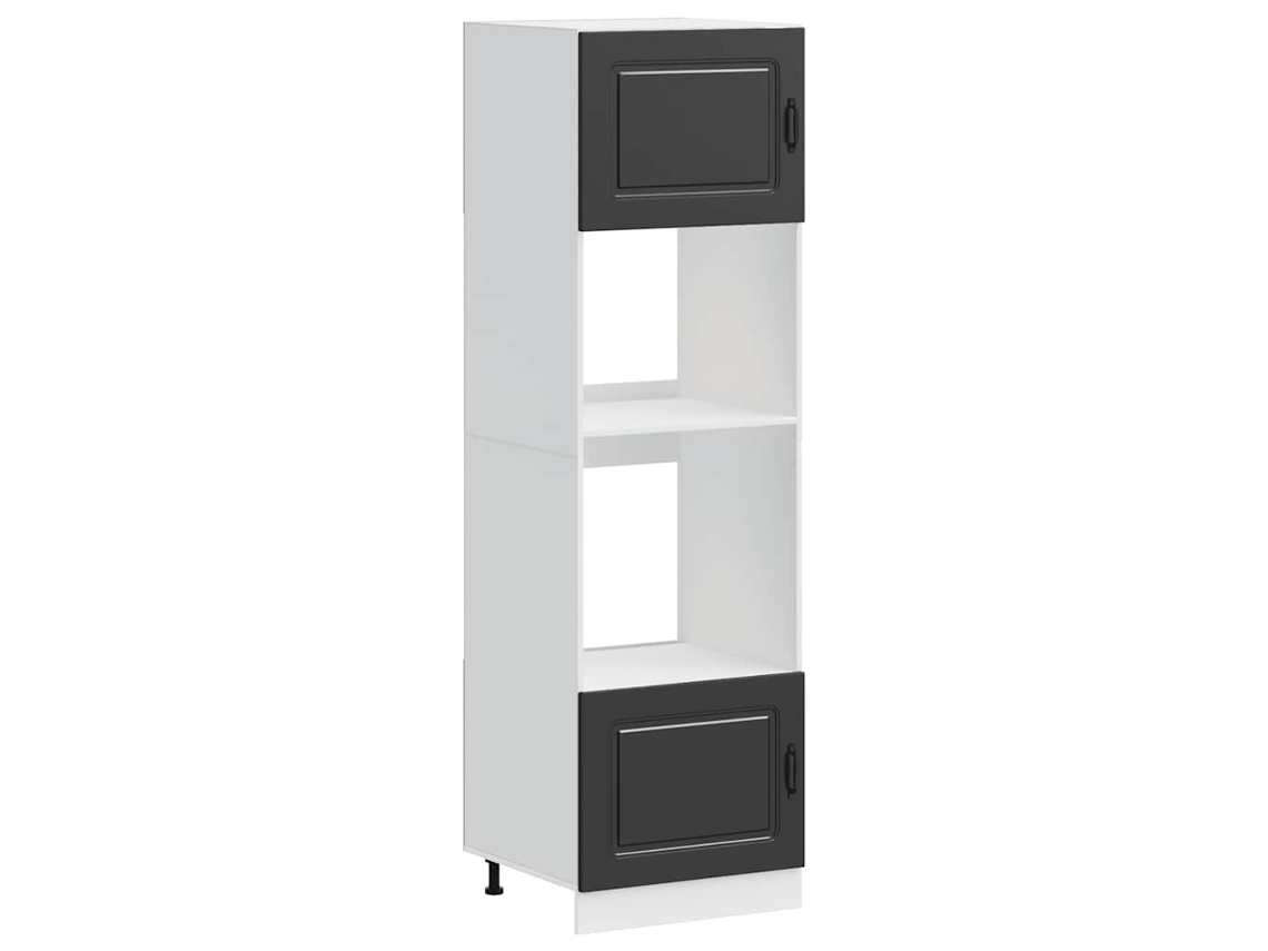 Oven Cabinet, Oven Cabinets Vidaxl Preto Madeira Processada (n/a)