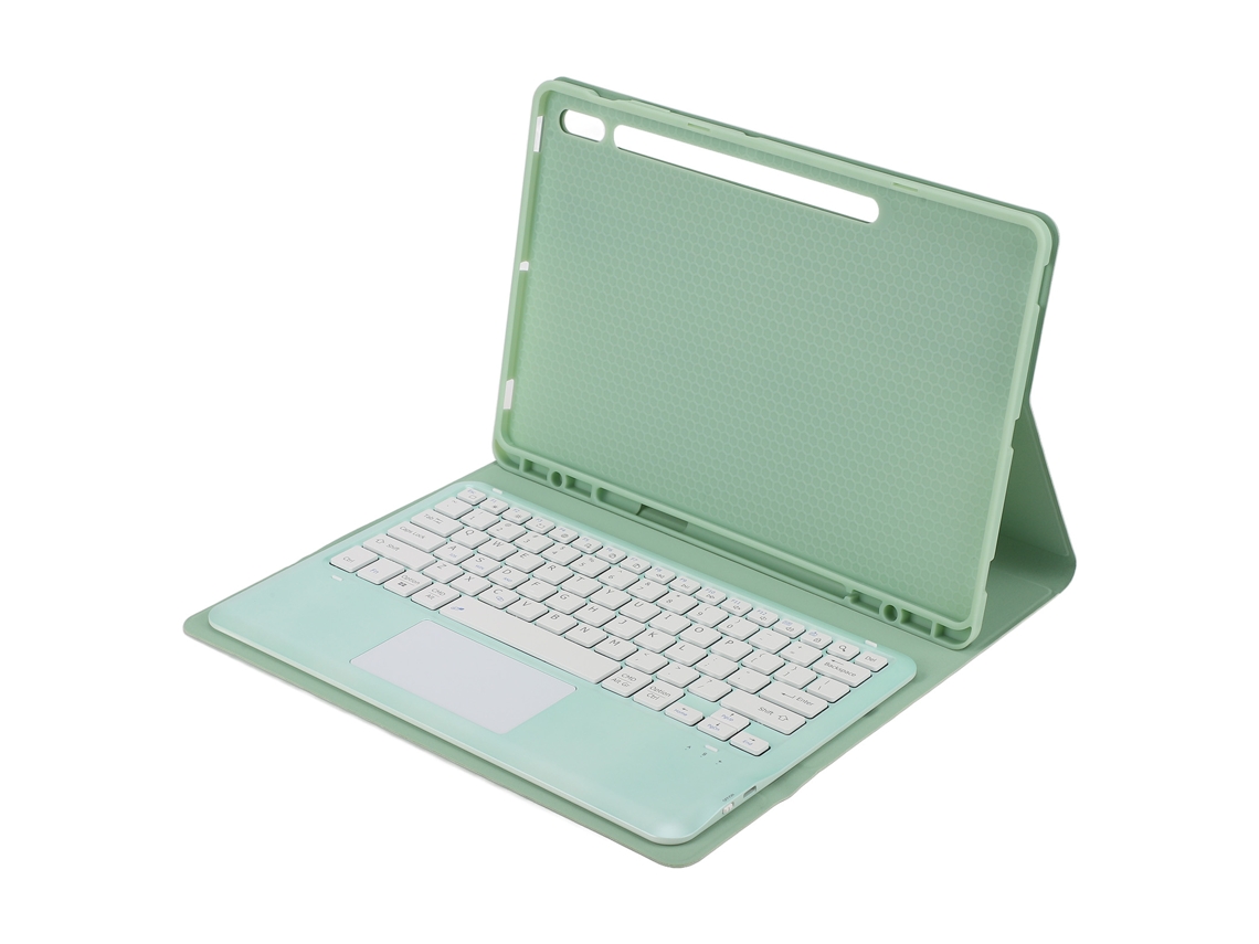 Capa Com Teclado Para Tablet, Conexão Sem Fio, Ângulo Ajustável