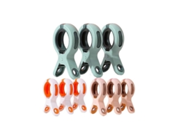 Conjunto de 15 Prendedores Roupa Resistentes Ao Vento, Ideais para Pendurar Cobertores e Outros Objetos. Reutilizáveis​​ Não Fixos BRILVIBERA