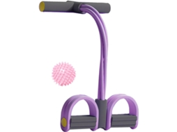 Faixa Elástica De Resistência Com Pedais Exercícios Fortalecimento Abdominal E Da Cintura, Corda Tensão