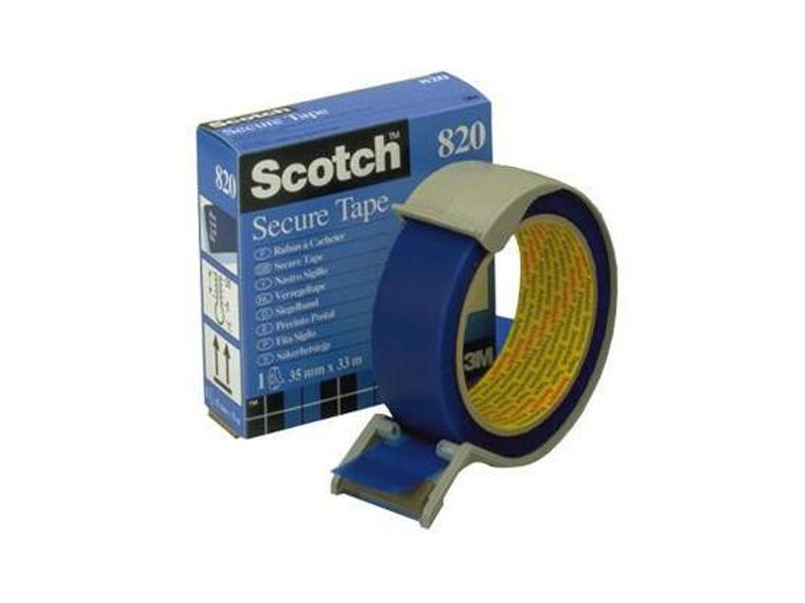 Fita Adesiva Postal Azul. 35Mt X 33Mm