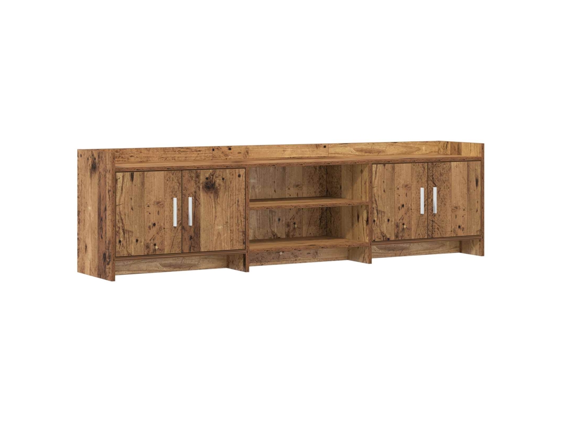 Vidaxl Gabinete para Tv 168 X 33 X 47 Cm Madeira Antiga
