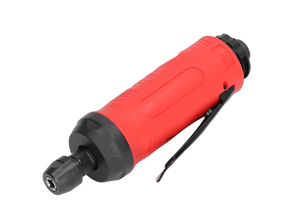 Retificadora pneumática reta de 22.000 rpm com kit de ferramentas para polimento.