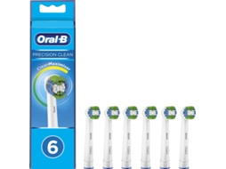 Recarga Escova Elétrica ORAL-B Precision Clean Branco (6 unidades)