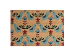 Felpudo Beliani Tanana De Fibra De Coco Multicolor 40x60