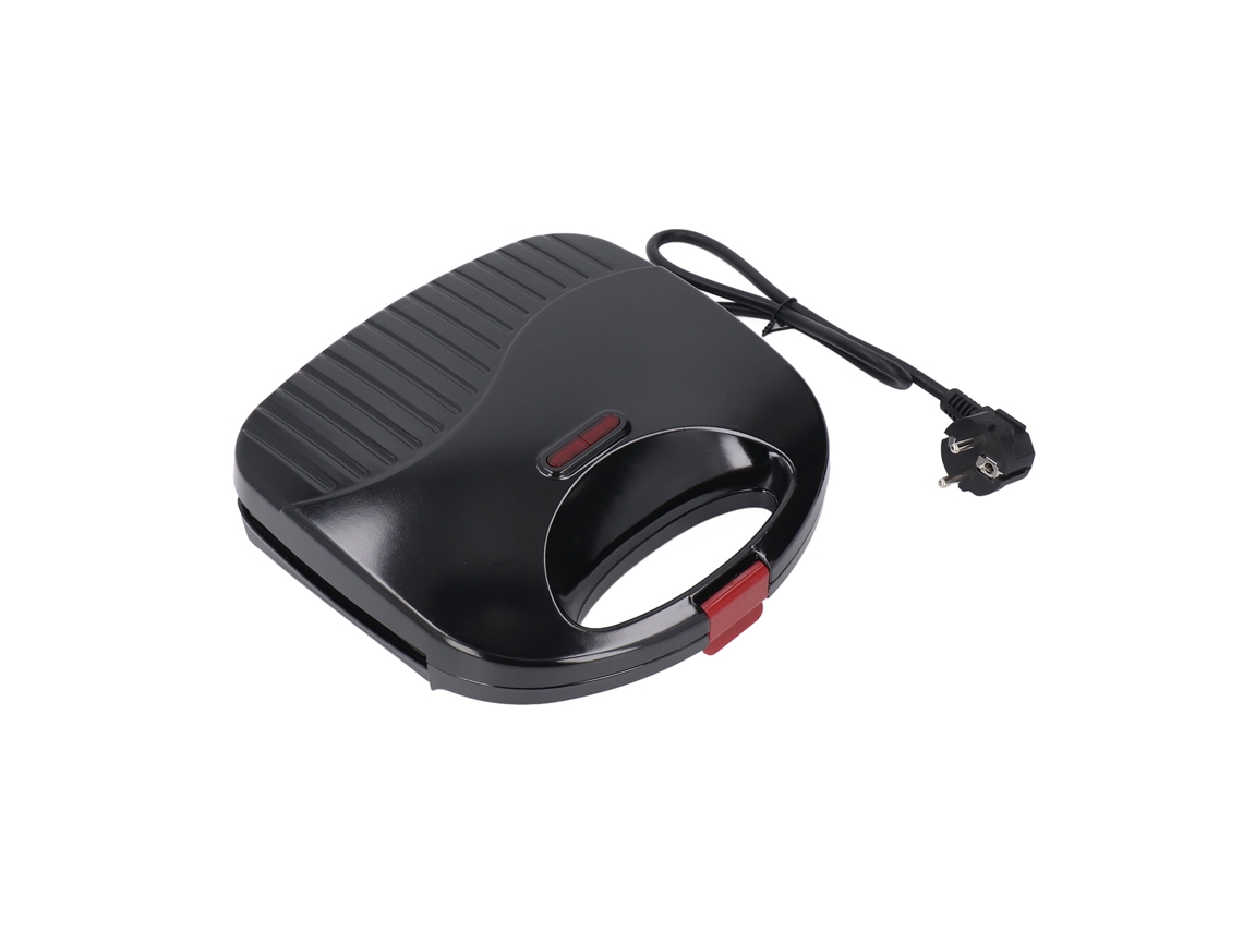 Chaleira elétrica para sanduíches 2026, 750 W, para café da manhã, com placa de aquecimento uniforme e design moderno.