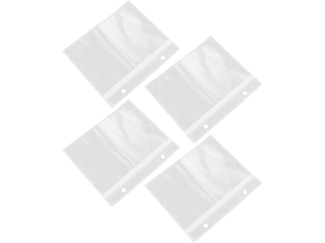 Lote De 20 Feuilles D'album Photo Transparentes Recarregáveis Em Plastique - Pages Effaçables For Cartes