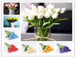 Tulipas Artificiais - 1510 Peças, 1 Peça - Pu, 3 Cm - Para Interiores E Exteriores E Casas | Lurélia