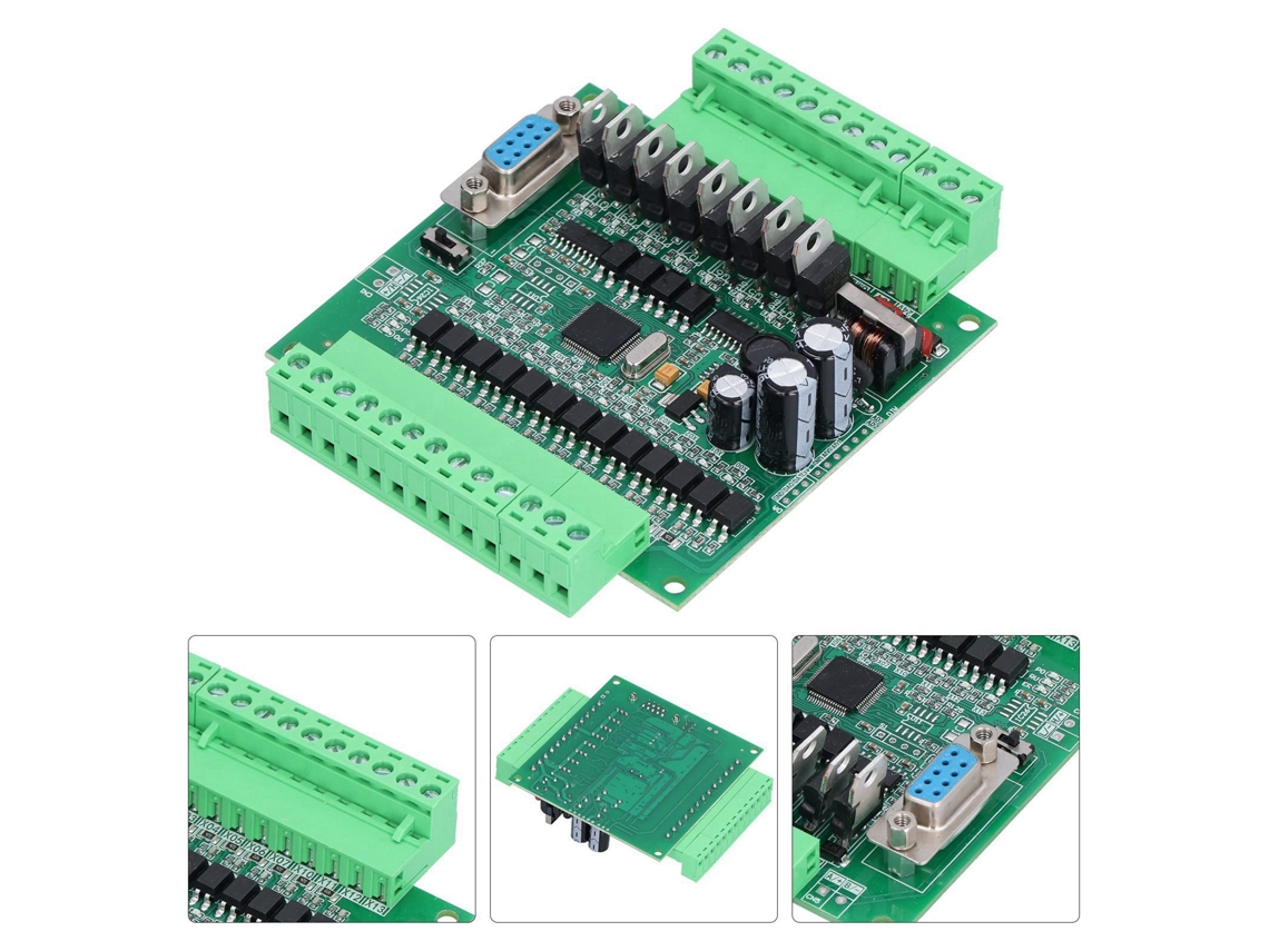 Placa De Controle Plc Módulo Lógico Programável Industrial Acessório 2n20mt Placa Desnuda