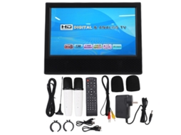 Tv Digital Portátil LAXISCREED com Karaokê Mini e 2 Microfones Sem Fio