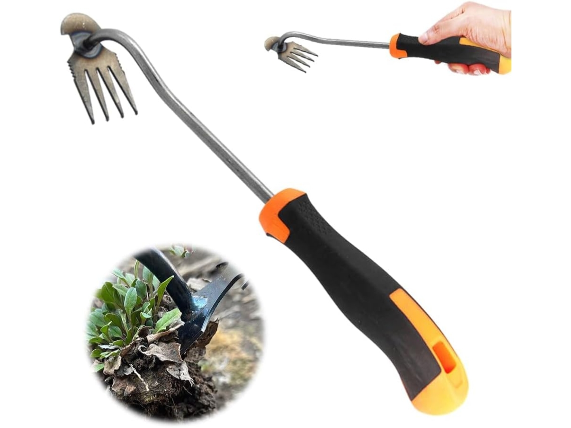 Removedor Manual de Ervas Daninhas com Cabo, Ferramentas para Capinar, Limpador de Rejunte AQUAFORGE