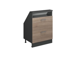 Móvel Sob Medida R line, 60cm com 2 Gavetas, Sonoma/antracite, VICCO