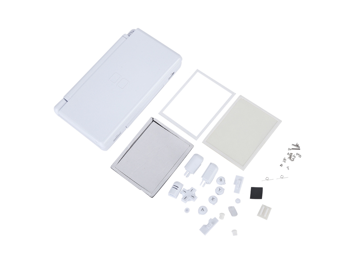 Aetheria kit de Reparo Completo para Nintendo Ds Lite Capa Shell Case Branco