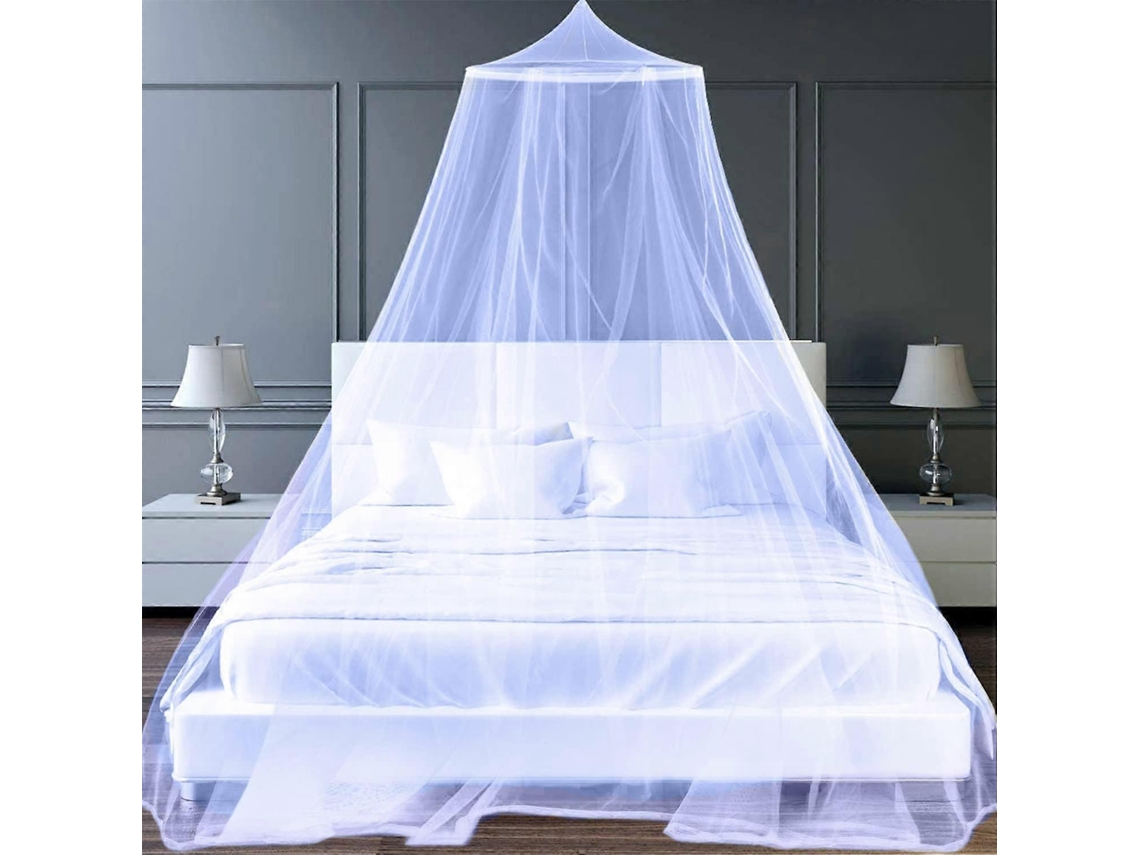 Rebe-manta Mosquito Para Cama, Toldo De Tul Para Adultos, Universal, Resistente A Insectos, Interior Y Exterior, Color Azul