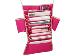 Bolsa Organizadora de Livros em Tecido Oxford com Vários Bolsos, Ideal para Estudantes Que Precisam de Espaço para Pendurar Livros BRILVIBERA