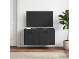 Vidaxl Gabinete De Tv De Parede 59,5 X 31 X 30 Cm Preto