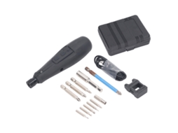 Kit De Parafusadeira Eléctrica Sem Fio Recarregável Com Luz Led E Cabo Usb Reto